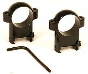 ZEE RINGS 1'' HIGH STEEL RINGS GLOSS BLACK