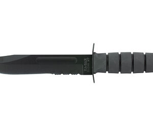 KBAR FIGHTING KNF 7" BLK SRTD W/STH