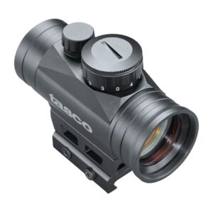 Tasco Propoint 1x30mm 3 MOA red dot sight in matte finish with hi/low mount