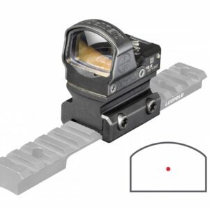 Leupold DeltaPoint Pro 2.5 MOA red dot reflex sight with DP Pro AR mount in matte black
